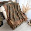 Tassel Blanket Design Thick Pashmina New Winter Warm Shawl Wrap Paisley Pattern Scarf Women Neckerchief Poncho Stoles