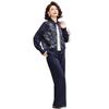 Women's Casual Spring Jacket - Mid-aged & Elderly, Long-Sleeved Printed Sportswear Suit
