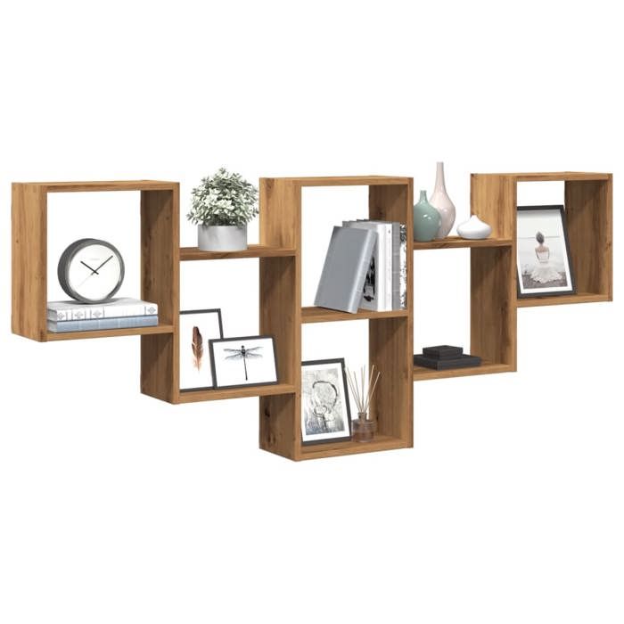 VidaXL Wall Shelf Artisan Oak 159x18x66 Cm Engineered Wood, Floating Shelf, Wall Display Shelf, 853307
