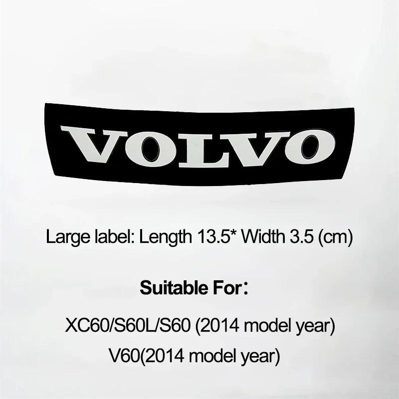 Car Front Grille Steering Wheel Logo Sticker Decoration Accessories For Volvo XC90 S60 V40 XC60 S80 S40 V70 V50 S90 T6 V60 V90