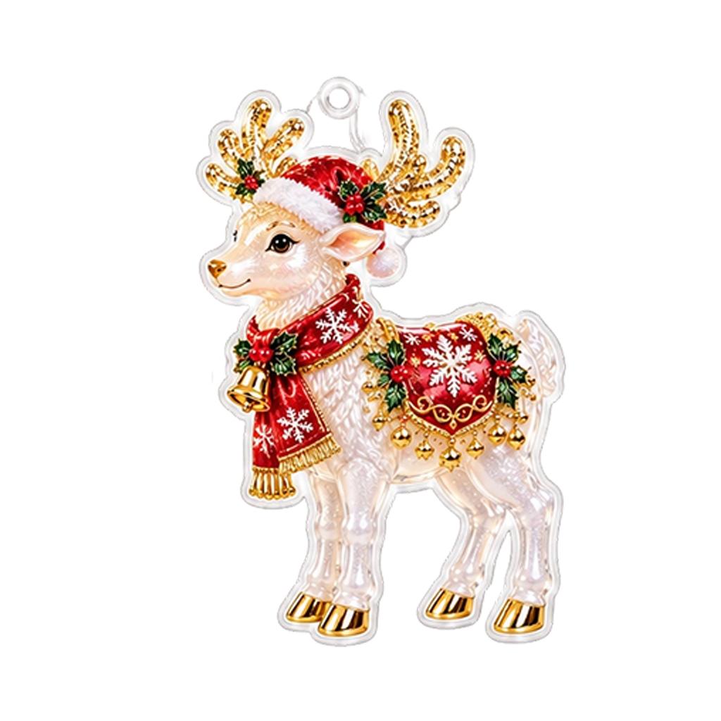 Christmas Acrylic Christmas Tree Hanging Ornament for Home Holiday Decor