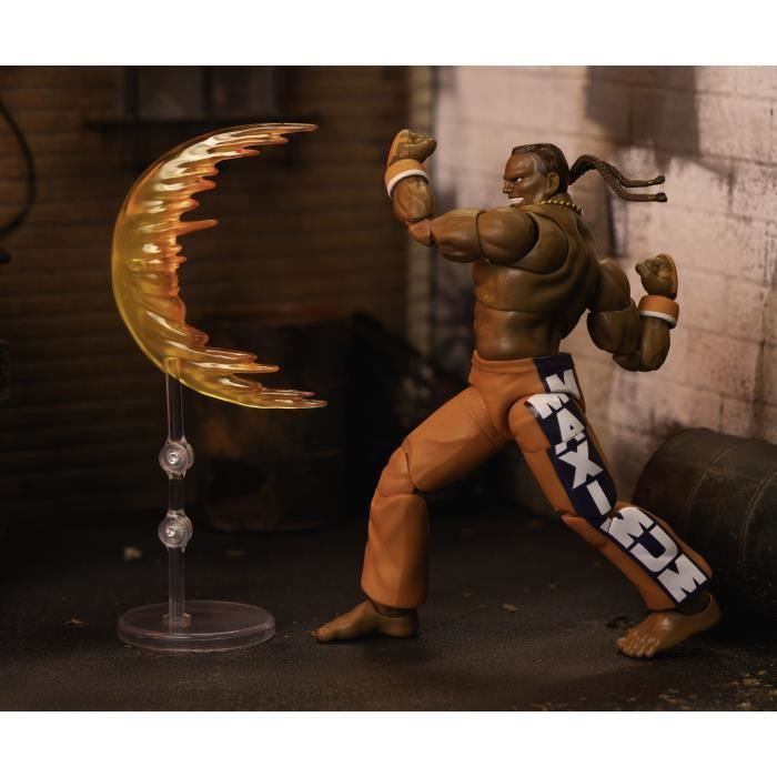 Jada - Street Fighter - Dee Jay - Figurine Articulée 15 Cm - Accessoires Amovibles - Dès 8 ans