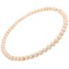 Wood Bead Accent Wreath DIY Craft Kit with Metal Hoop Natural Rustic Home Decor for Wedding Ceremony Boho Style