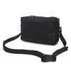 Fredrick Packers 420D SNUG SHOULDER (M) Shoulder Bag, Packcloth Nylon, Gold Zipper, Women's, Black