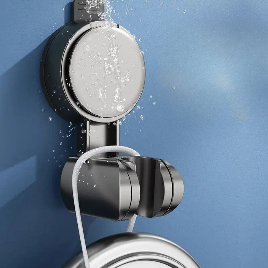 

Новый держатель для душа держатель на присоске регулируемый хромированный держатель для лейки душевой штанги настенный кронштейн для ванной комнаты