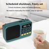 Bluetooth 5.0 Portable Fm Radio Small Emergency Recargable Sound Box Mini Vintage Speaker Mp3 Player Support Tf Card Usb Drive