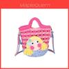 Cartoon Knitted Crossbody Bag With Shy Girl Design For Women Winter Fashion Trendy Casual Womens Accessory