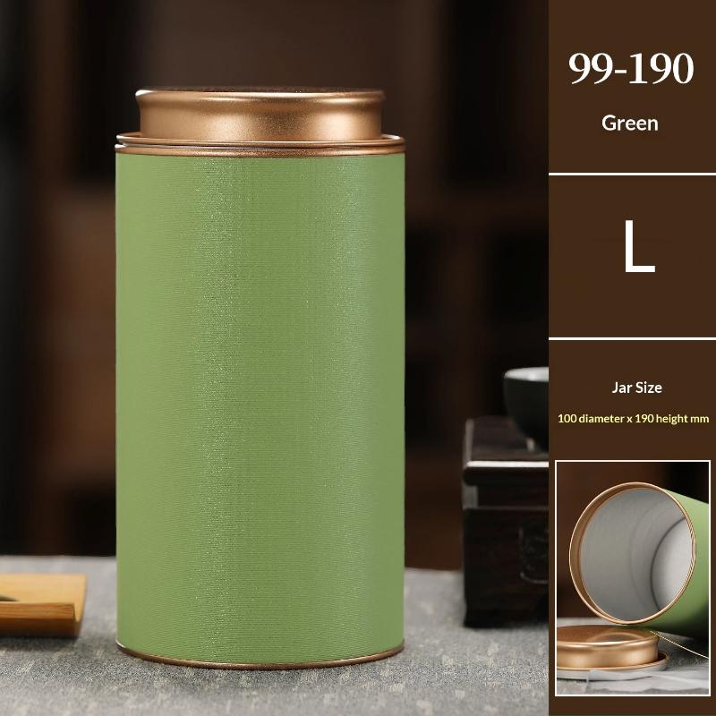 Mini Tea Caddy Sealed Storage Paper Tank Portable Travel Tea Boxes Tea Tin Containers Coffee Canister Kitchen Spice Candy Jar