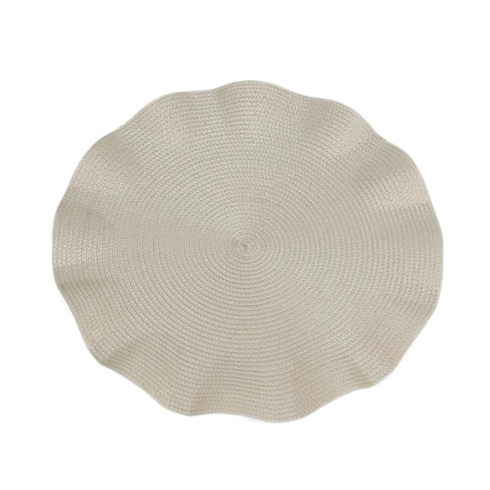 4Pcs Washable Table Mat Heat-resistant Coaster Household Braided Placemat  Party