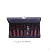 40 Pieces Hex Socket Bit Tool Set with Case for Automotive Heavy Duty 1/2inch 3/8inch Drive Alloy