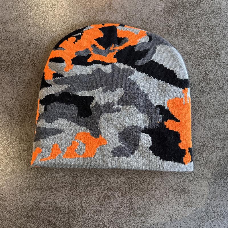 Neutral Fashion Pattern Casual Knitted Hat For Autumn And Winter