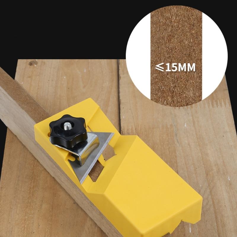 Pialla Manuale Portatile Leggera per Legno, Strumento per Smussare Bordi e Rifilare, Adatta per Taglio Cartongesso e Lavorazione del Legno