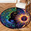 Circular Carpet Living Room Carpet Dirt Resistant Coffee Table Mat Anti Slip Hanging Basket Chair Mat