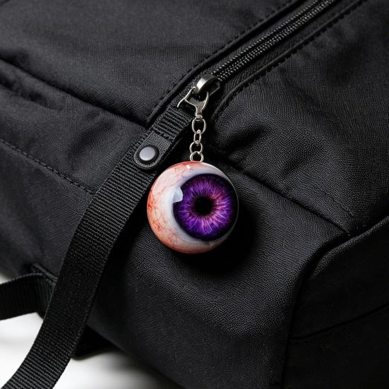 Realistische gotische Augapfel-Dekoration, 2D-Tischdekoration mit Ständer, Horror-Geschenk für Liebhaber düsterer Fantasy-Kunst, Halloween-Dekoration