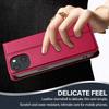 LC.IMEEKE L1 Series for iPhone 14/13 Case PU Leather Wallet Stand Protective Phone Cover