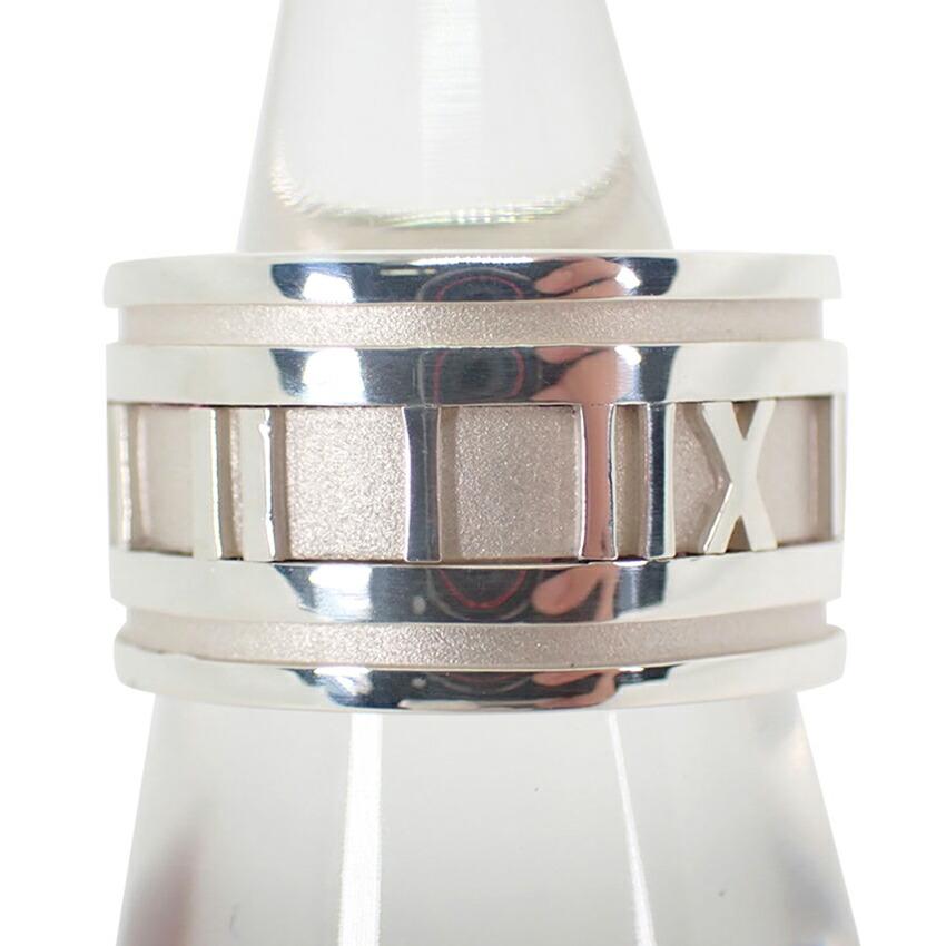

[Pre-owned] TIFFANY 925 Atlas Wide Ring, Size 14.5, J20-9