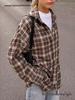 European 2026 Women's Long Retro Plaid Shirt - Spring Loose Fit