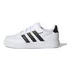 adidas Neo Breaknet 2.0 Synthetic Leather Non-Slip Wear-Resistant Low-Top Kids Skate Shoes Kids Sneakers White Black HP8963