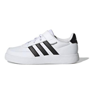 Neo Breaknet 2.0 Synthetic Leather Non-Slip Wear-Resistant Low-Top Kids Skate Shoes Kids Sneakers White Black HP8963