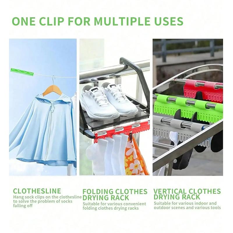 2 PCS Hanging Rod Sock Rack, Clothes Hanger Suitable For Drying Socks, Towels, Underwear And Other Small Clothing Items