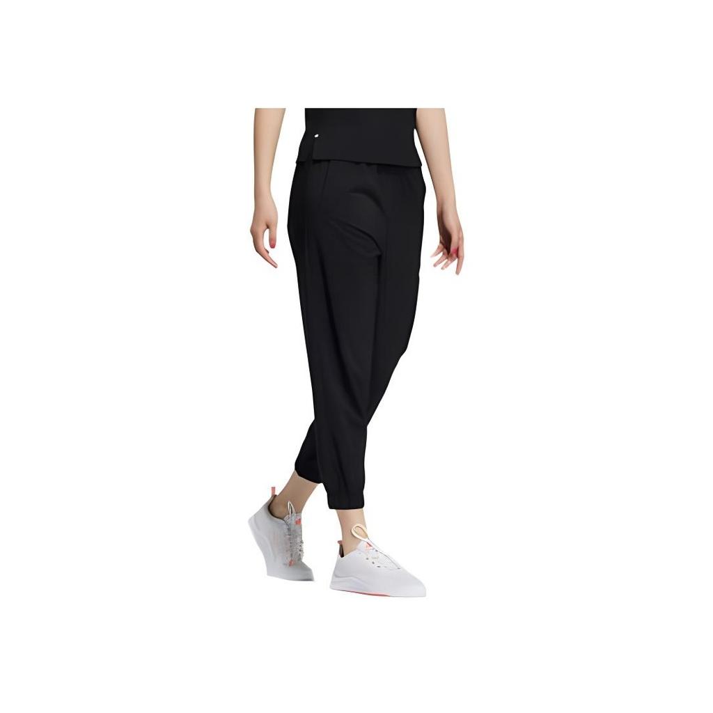 Adidas Neo Running Joggers With Cuffed Ankles Women Bottoms Black GP5584