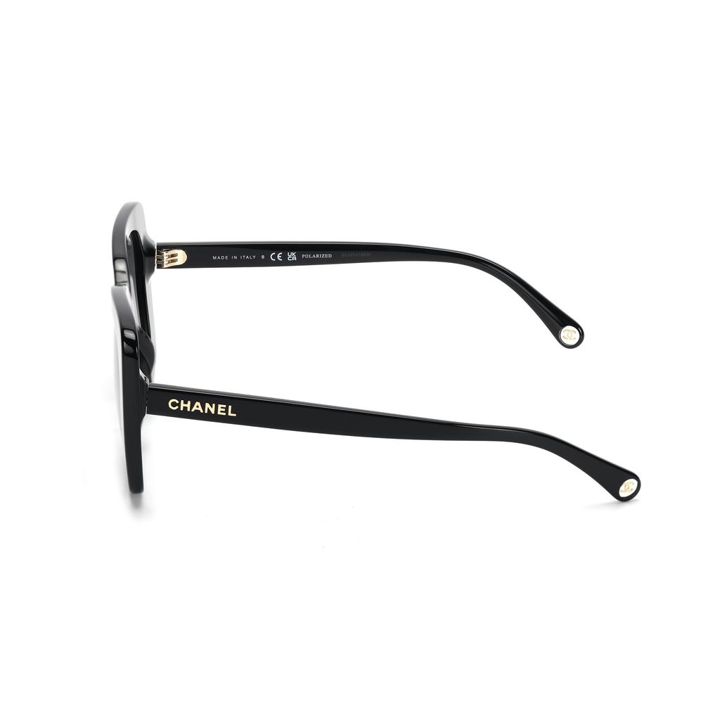 Chanel Okulary przeciwsłoneczne Kształt nieregularny Damskie Okulary przeciwsłoneczne Czarne 22660587