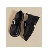 Le Fu Shoes Women's Shoes 2026 Spring/Summer New Single Shoes British Style Thick soled Small Leather Shoes