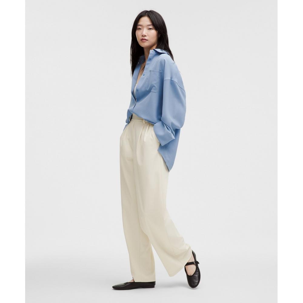 Lululemon Daydrift High Rise Trouser  Short Light Ivory