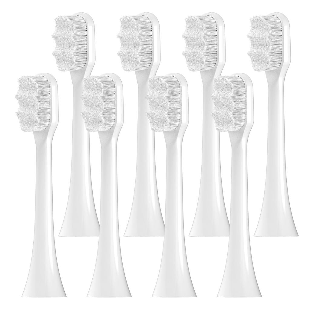 Ultra Soft Brush Heads Compatible with Philips Sonicare Electric Toothbrush for Sensitive Teeth and Gums Care with Nano Bristles