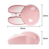 2.4Ghz USB Wireless Mouse with Cute Rabbit Design, Quiet, Wireless, Compact, Optical Gaming Mouse, Energy-Saving, Stylish, Colorful Design for Women