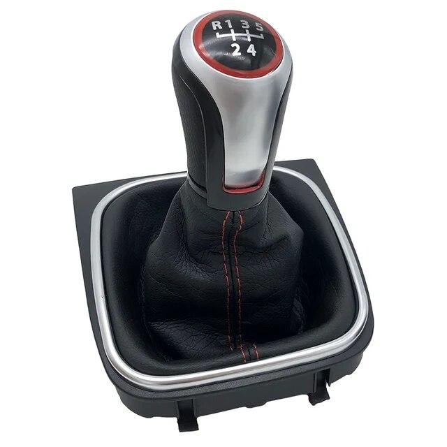Hand Speed Ball Schalthebelmanschette Stiefelabdeckung Für VW Volkswagen Golf 6 MK6 R20 Golf 5 A5 MK5 GTI GTD Jetta R32 A6 2004-2014