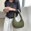 Nylon Diamond Cotton Bag, Autumn and Winter New Fashion Shoulder Bag Women's High-end Sense Retro Armpit Bag Women
