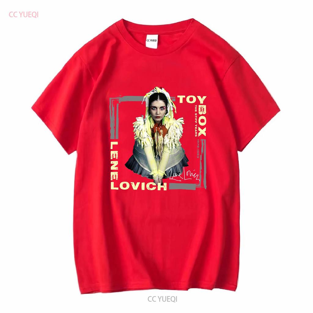 Caixa de Brinquedos Os Anos Rígidos 1978 1983 Lene Lovich S a 5XL Camiseta TMB2520 manga longa ou curta vintage Lavada Esticada