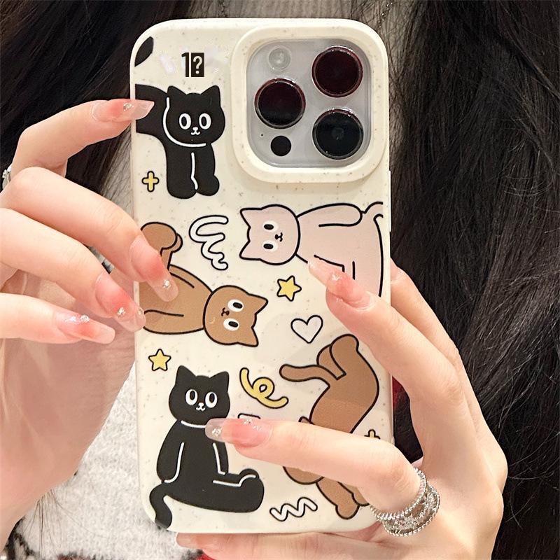Coque pour iPhone 15 Pro Max pour femmes, Design de dessin animé mignon pour 16 Pro/14/13/11 Pro/Xs/Xr