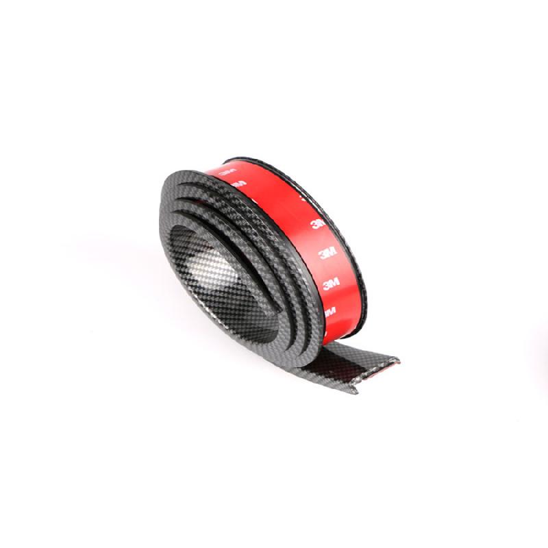 2 X Carbon Fiber Color 55Cm/15M Widening Car Wheel Eyebrow Trim Protector Lips