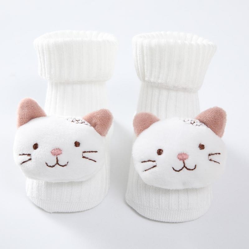 Cotton Baby Socks Solid Cartoon Animals Newborn Warm Sock for Girl Boy Non-skid Toddler Floor Sock Soft Toddler Socks 0-12M