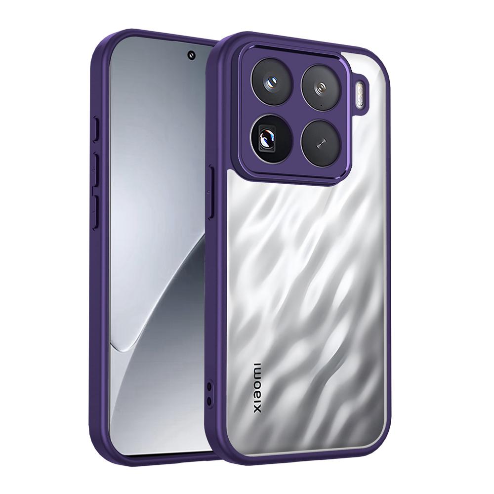 KEYSION Transparent Phone Case for Xiaomi 15T 15T Pro 5G Soft Silicone+PC Clear Shockproof Phone Back Cover for Xiaomi 15T Pro