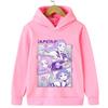 KPop Demon Hunter Cartoon Girls Boy Hooded Sweatshirt Warm Children's Korean Wave Fashion Casual Tops