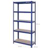 Shelving Rack, 5-tier, Heavy-duty Storage Rack