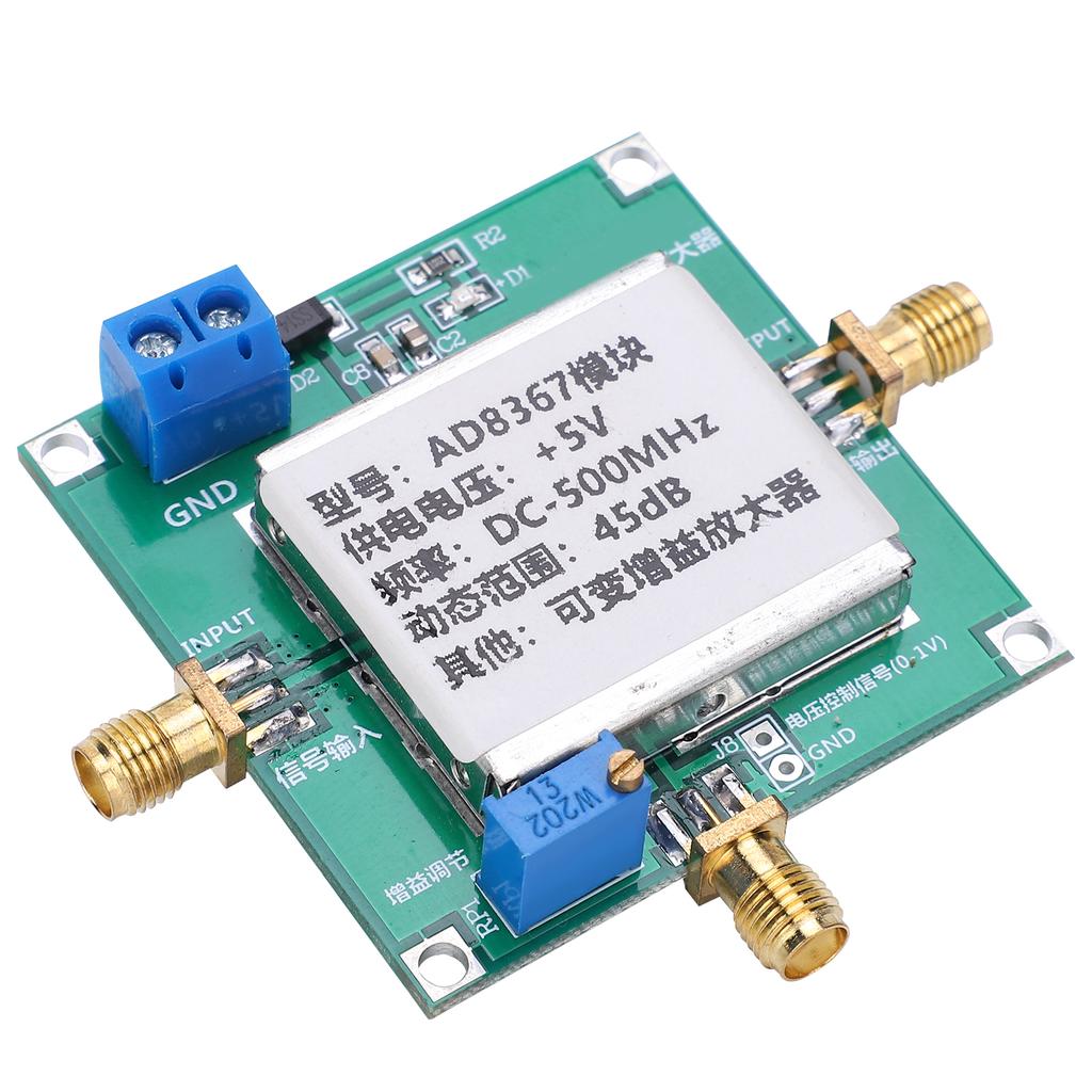 Variable Gain  Amplifie Module 1‑500MHz Radio Frequency Broadband  Module 45dB AD8367