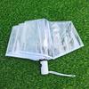 Automatic Folding Transparent Umbrella: Compact and Stylish for Men, Women, and Students (Mori Style)