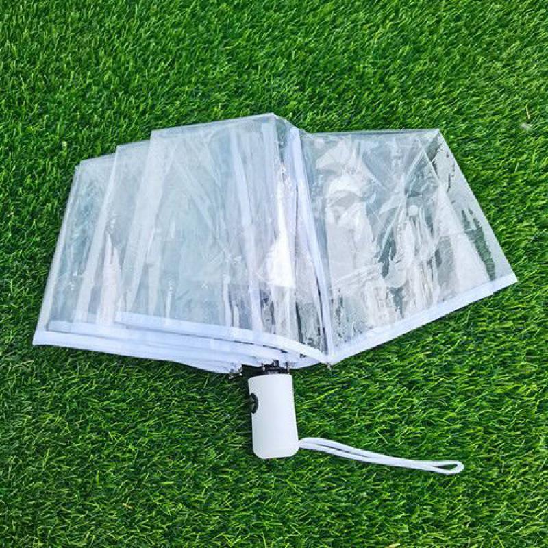 Automatic Folding Transparent Umbrella: Compact and Stylish for Men, Women, and Students (Mori Style)