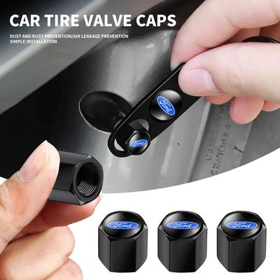 Capac Sistem Valve Roată Mașină Fierbinte Cu Breloc Insignă Pentru Ford Focus ST Ranger Mondeo Kugo Ecosport Fiesta Kuga Fusio