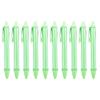 10Pcs Retractable Ballpoint Pen Plastic Ballpoint Pen Press to Open Close Ergonomic Grip Writing Pen for Students