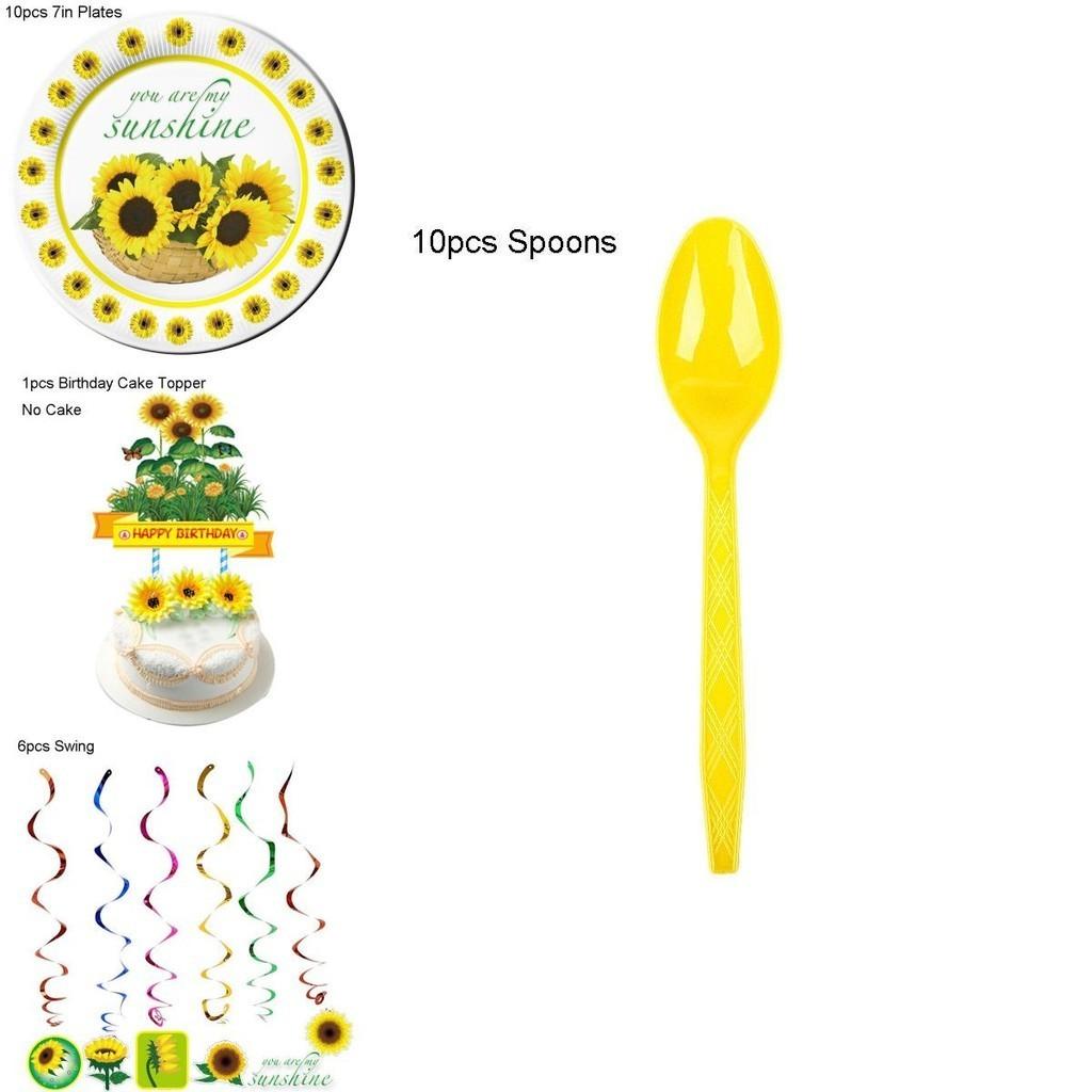 Cheerful Sunflowers Theme Party Decoration Set For Memorable Baby Showers And Kids Birthdays