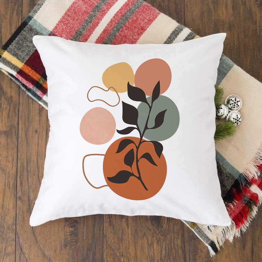 Nordic Geometric Plant Print Cushion Cover Pillow Cases Home Outdoor Balcony Sofa Living Room Aesthetic Decoration Pillowcase