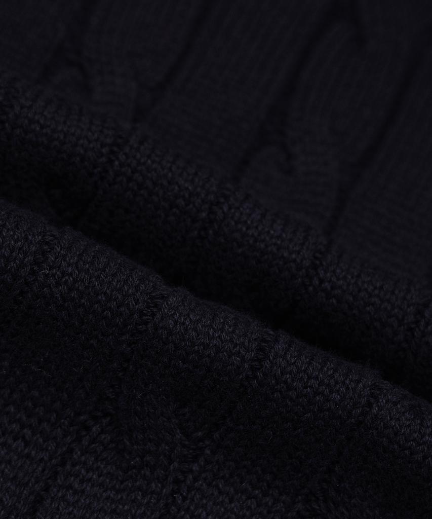 BROOKS BROTHERS [Women'S] Cotton Cable Crew Neck Short Sleeve Sweater (Dark Navy) (Bbwrwb201Arfm)