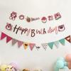 Banner zum ersten Geburtstag des Babys: Kinderwimpelkette für die Kindergarten-Dekoration