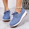 Fashion 2025 New Style Women Round Toe Flat Shoes Fashion Ladies Casual Shoes Plus Size 36-43 Female Spring Footwear  Canvas Shoe