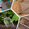 3/4Pcs Gardening Soil Sifters Stainless Steel Sand Soil Compost Sifter with Handle High Efficient Sieve Sifter Potting Scoop
